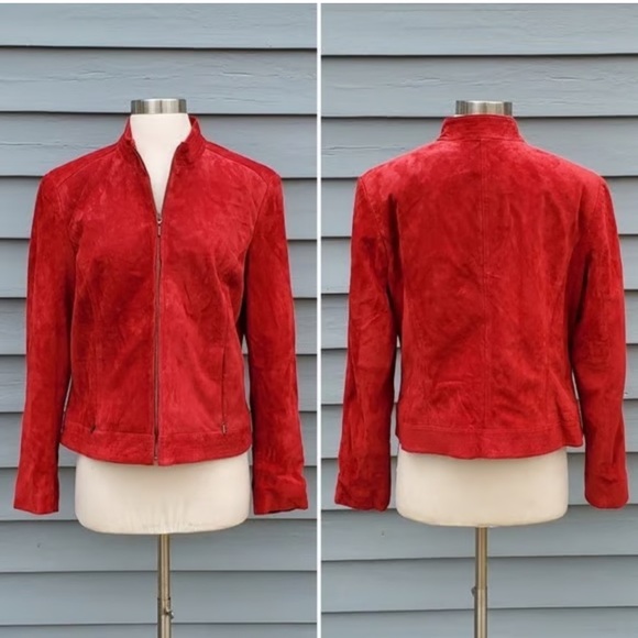 Valerie Stevens Jackets & Blazers - Valerie Stevens 100% Leather retro jacket size medium